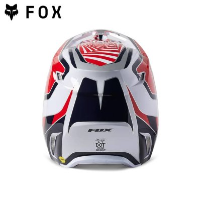 FOX  YOUTH  V1 GOAT HELMET, DOT/ECE   RED