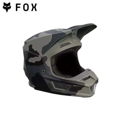 FOX V1 TREV HELMET BLACK CAMO