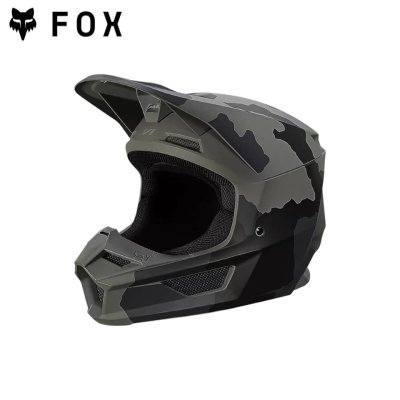 FOX V1 TREV HELMET BLACK CAMO