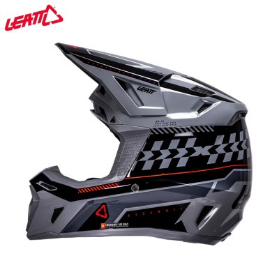 LEATT HELMET KIT MOTO 8.5 GREY WITH 5.5 GOGGLE LEATT HELMET KIT MOTO 8.5 GREY WITH 5.5 GOGGLE