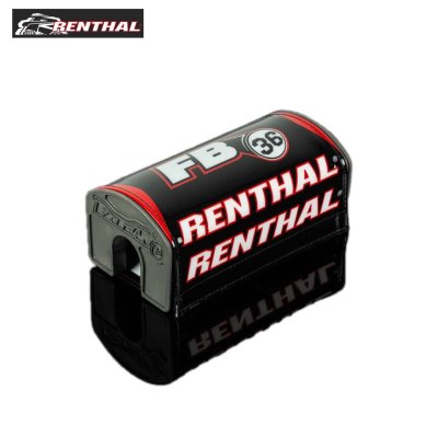 RENTHAL FATBAR 36 PAD BLACK WHITE RED
