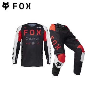 FOX 180 RACE SPEC JERSEY&PANT FLUORESCENT RED