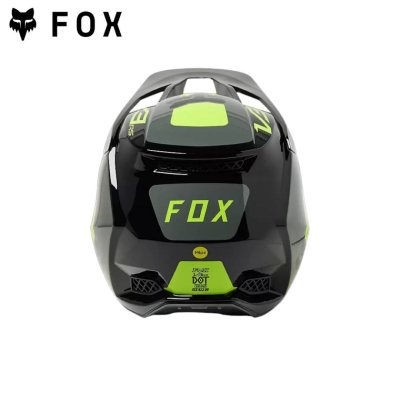 FOX V3 RS EFEKT HELMET, ECE FLO YELLOW