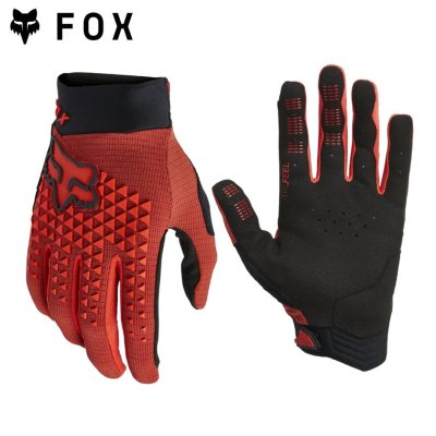 FOX YOUTH DEFEND GLOVE RED CLAY