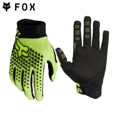 FOX YOUTH DEFEND GLOVE FLUORESCENT YELLOW