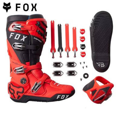 FOX  INSTINCT 2.0 BOOT FLUORESCENT  RED