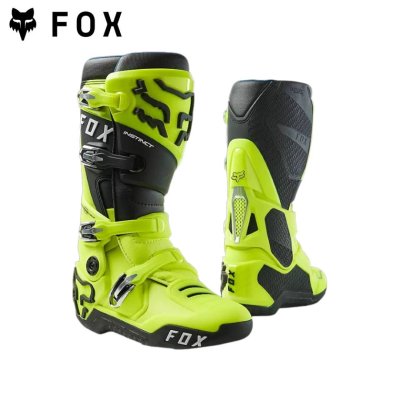 FOX  INSTINCT 2.0 BOOT  FLUORESCENT  YELLOW