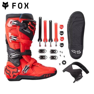 FOX  MOTION  BOOT  FLUORESCENT RED