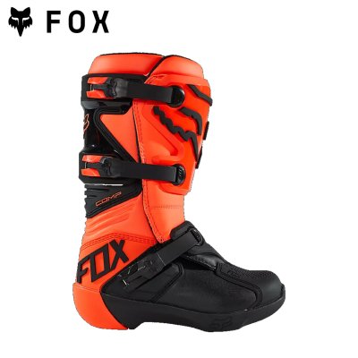 FOX YTH COMP BOOT-BUCKLE   FLUORESCENT ORANGE