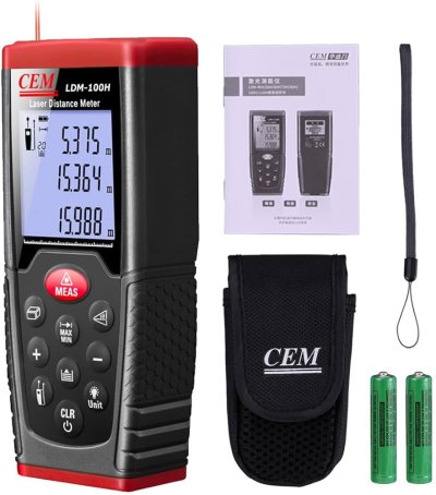 CEM LDM100H Laser Distance Meter 100m