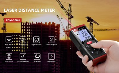 CEM LDM100H Laser Distance Meter 100m