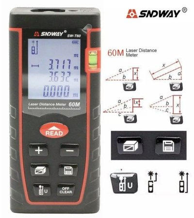 SNDWAY SW-T60 Laser Distance 60m