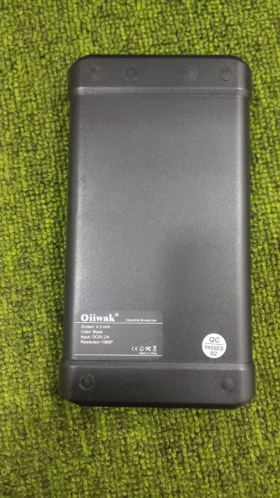 Oiiwak 4.3 1080P Waterproof Endoscope with 8.5mm 15M Semi-rigid Cable