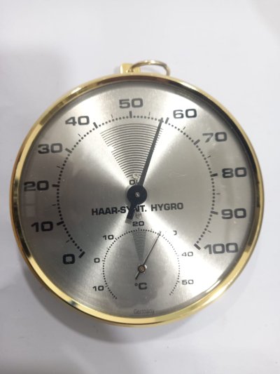 TFA Thermohygrometer Analog brass ring 45.2007