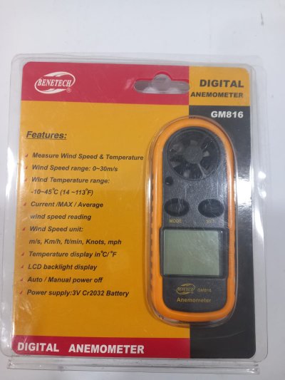 Benetech GM816 Digital Anemometer