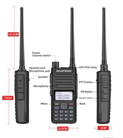 Boafeng H6 Dual Band 10 Watt