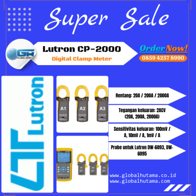 Digital Clamp Meter Lutron CP-2000