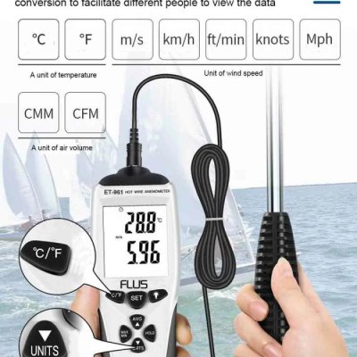 Flus ET-961 Hot Wire Anemometer