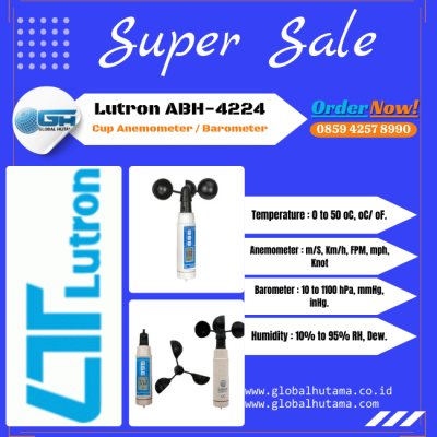 Lutron ABH-4224 Cup Anemometer / Barometer