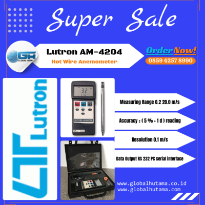 Lutron AM-4204 Hot Wire Anemometer
