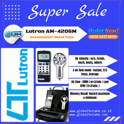 Lutron AM-4206M Anemometer Metal Vane