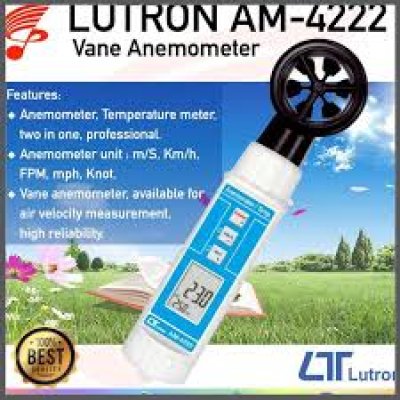 Lutron AM-4222 Anemometer + Temperatur