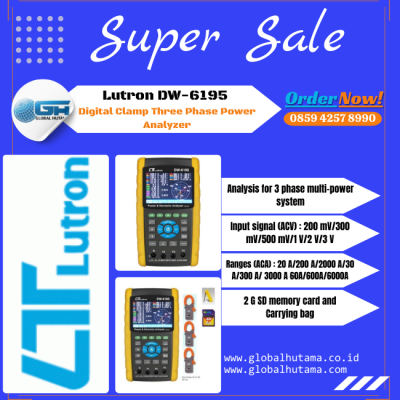Lutron DW-6195 Three Phase Power Analyzer