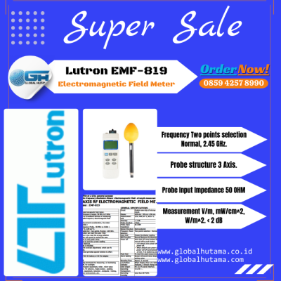 Lutron EMF-819 Electromagnetic Field Meter
