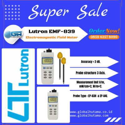 Lutron EMF-839 Electromagnetic Field Meter