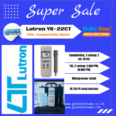 Lutron YK-22CT TDS / Conductivity Meter
