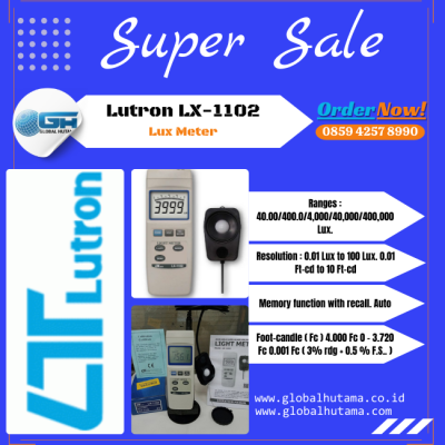 Lux Meter Lutron LX-1102