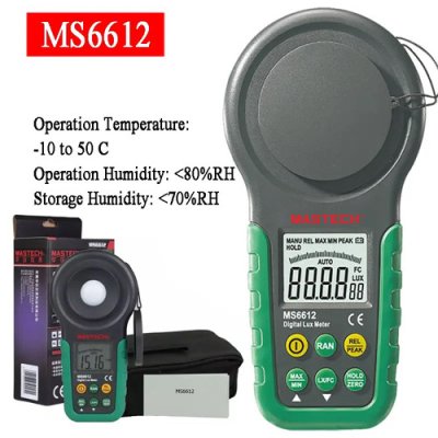 Mastech MS-6612 Lux Meter