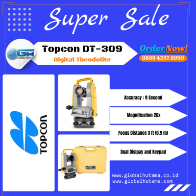 Digital Theodolite Topcon DT-309