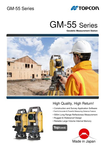 Topcon GM55 Digital Total Station 5"