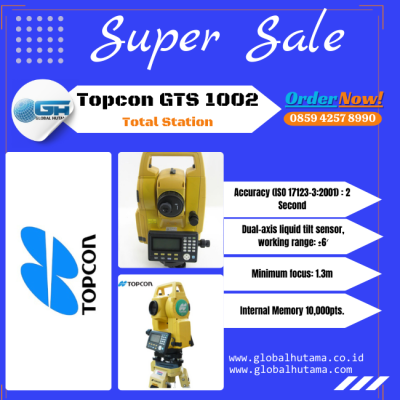 Total Station Topcon GTS 1002