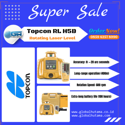 Topcon RL H5B Rotating Laser Level