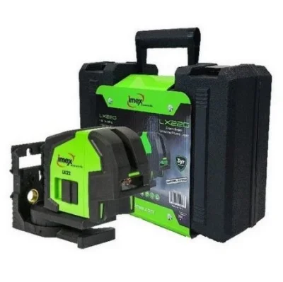 iMEX LX22G Crossline Laser Level Green Beam