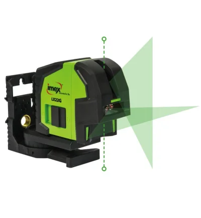 iMEX LX22G Crossline Laser Level Green Beam