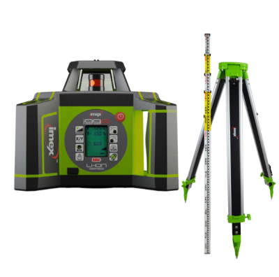 iMEX i99R Dual Grade Rotating Laser Level Red Beam