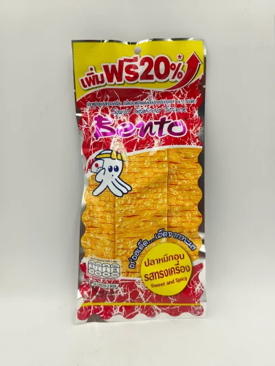 Bento Cuttlefish Snack Red (Sweet & Spicy)