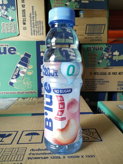 B'lue Vitamin Drink - Zero Sugar Peach Flavor