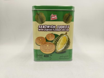 Siam Foods Sandwich Cookies With Durian Flavour Cream