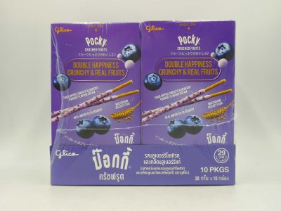 Glico Pocky Crushed fruits Blueberry Yoghurt