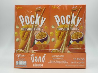 Glico Pocky Crushed fruits Mango passion fruit
