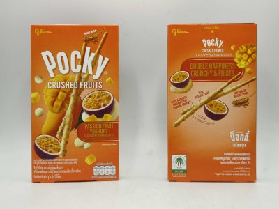 Glico Pocky Crushed fruits Mango passion fruit