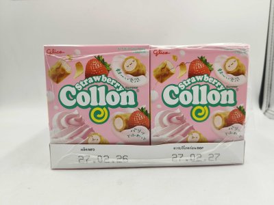 Collon Biscuit Roll Strawberry Flavor