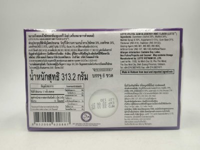 Lotte Xylitol Bottle Blueberry Mint