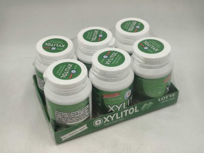 Lotte Xylitol Bottle Lime Mint