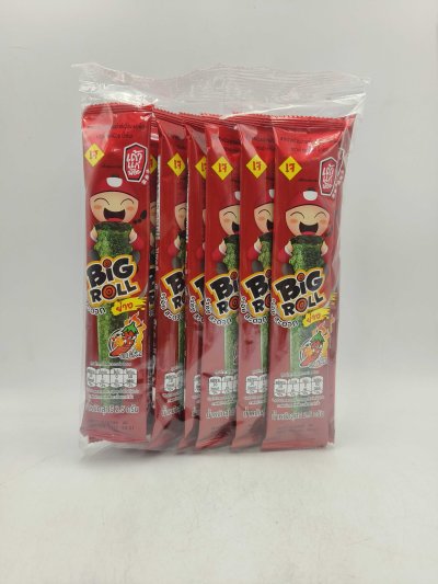 TKN Big Roll Seaweed Spicy 海苔卷辣味袋装卷