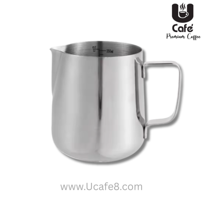 เหยือกตีฟองนม สีเงิน 350ml